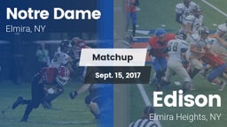 Matchup: Notre Dame vs. Edison  2017