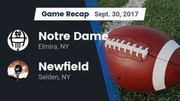 Recap: Notre Dame  vs. Newfield  2017
