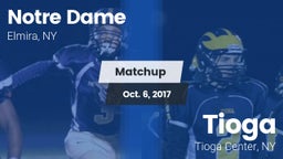 Matchup: Notre Dame vs. Tioga  2017