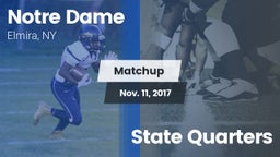 Matchup: Notre Dame vs. State Quarters 2017
