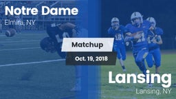 Matchup: Notre Dame vs. Lansing  2018