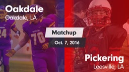Matchup: Oakdale vs. Pickering  2016