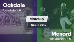 Matchup: Oakdale vs. Menard  2016