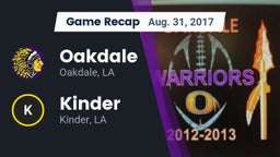 Recap: Oakdale  vs. Kinder  2017