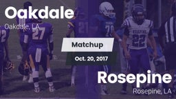 Matchup: Oakdale vs. Rosepine  2017