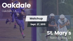 Matchup: Oakdale vs. St. Mary's  2019