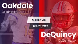 Matchup: Oakdale vs. DeQuincy  2020
