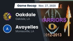 Recap: Oakdale  vs. Avoyelles  2020