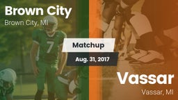 Matchup: Brown City vs. Vassar  2017