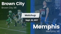 Matchup: Brown City vs. Memphis  2017