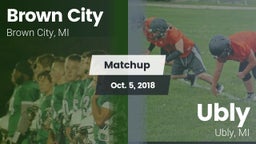 Matchup: Brown City vs. Ubly  2018