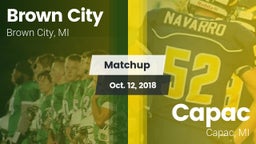 Matchup: Brown City vs. Capac  2018