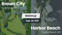 Matchup: Brown City vs. Harbor Beach  2019