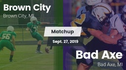 Matchup: Brown City vs. Bad Axe  2019