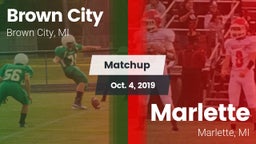 Matchup: Brown City vs. Marlette  2019