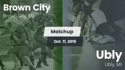 Matchup: Brown City vs. Ubly  2019