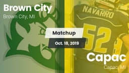 Matchup: Brown City vs. Capac  2019