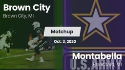 Matchup: Brown City vs. Montabella  2020