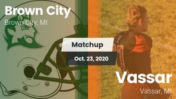 Matchup: Brown City vs. Vassar  2020