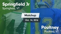 Matchup: Springfield vs. Poultney  2016