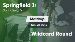 Matchup: Springfield vs. Wildcard Round 2016