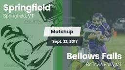 Matchup: Springfield High vs. Bellows Falls  2017