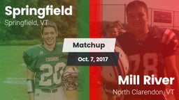 Matchup: Springfield High vs. Mill River  2017