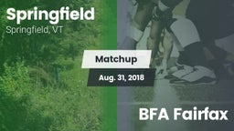 Matchup: Springfield High vs. BFA Fairfax 2018