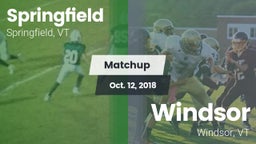 Matchup: Springfield High vs. Windsor 2018