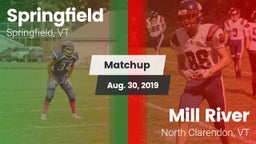 Matchup: Springfield High vs. Mill River  2019