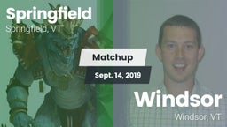 Matchup: Springfield High vs. Windsor 2019