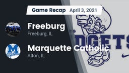 Recap: Freeburg  vs. Marquette Catholic  2021