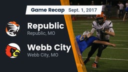 Recap: Republic  vs. Webb City  2017