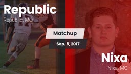 Matchup: Republic  vs. Nixa  2017