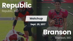 Matchup: Republic  vs. Branson  2017