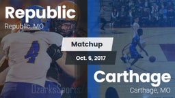 Matchup: Republic  vs. Carthage  2017