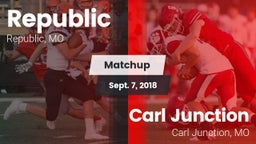 Matchup: Republic  vs. Carl Junction  2018