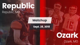 Matchup: Republic  vs. Ozark  2018