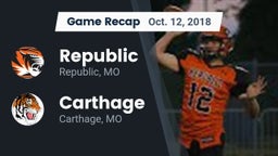 Recap: Republic  vs. Carthage  2018