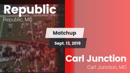 Matchup: Republic  vs. Carl Junction  2019