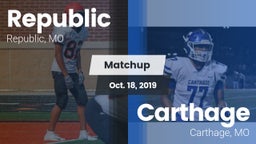 Matchup: Republic  vs. Carthage  2019