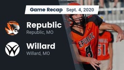 Recap: Republic  vs. Willard  2020