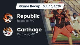 Recap: Republic  vs. Carthage  2020