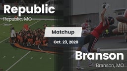 Matchup: Republic  vs. Branson  2020