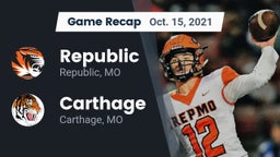 Recap: Republic  vs. Carthage  2021