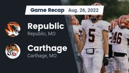 Recap: Republic  vs. Carthage  2022