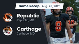 Recap: Republic  vs. Carthage  2023
