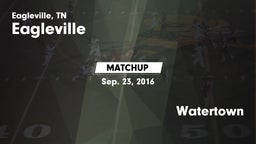 Matchup: Eagleville vs. Watertown  2016