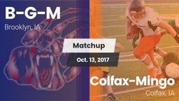 Matchup: B-G-M vs. Colfax-Mingo  2017