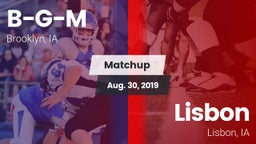 Matchup: B-G-M vs. Lisbon  2019